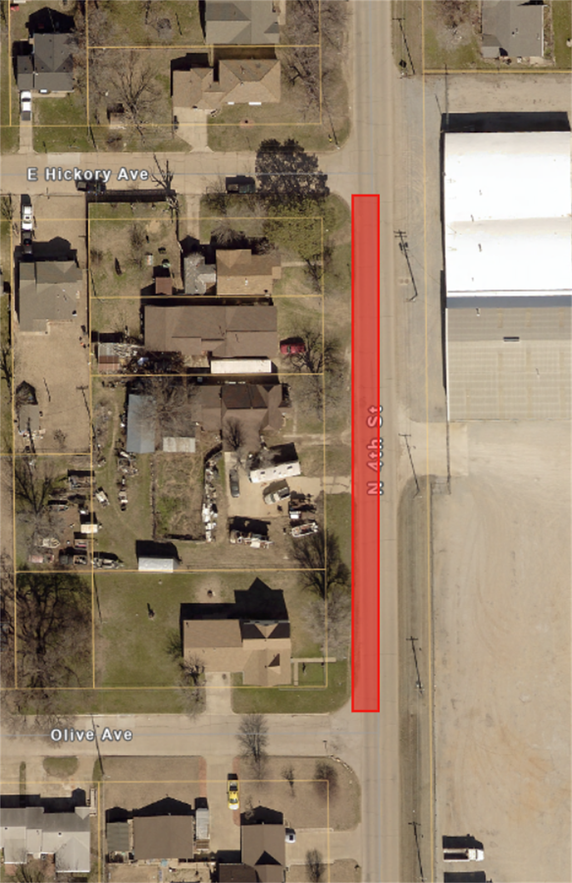 Map-for-Road-Closure on-North-4th-Street.png